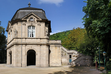 Wall Mural - A garden pavilion in Echternach city, Luxembourg