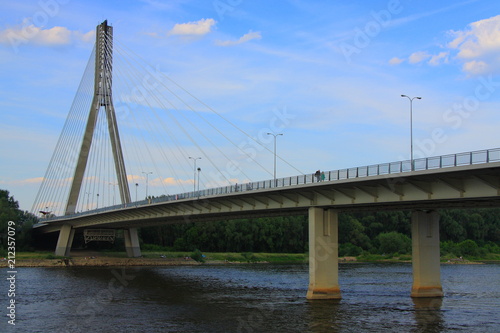 Zdjęcie XXL Most Świętokrzyski na Wiśle w Warszawie (stan na 2018 rok)