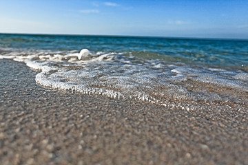 Wall Mural - Sea beach and blue sky