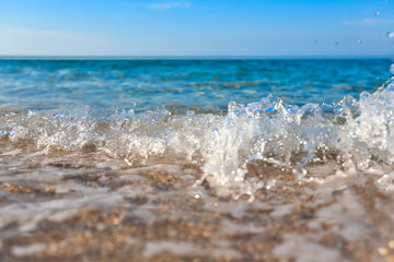 Wall Mural - Sea beach and blue sky