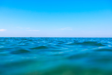 Wall Mural - Sea beach and blue sky