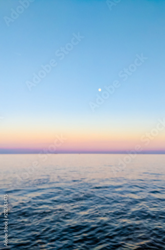 Photographie Seascape during the sunset in the Odesa of Ukraine