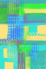 Wall Mural - hand painted unique abstract background, artwork, free form modern art