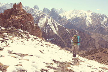 Poster - Hike in mountains