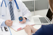 © Proxima Studio - Doctor and patient diabetes consultation in office or clinic.