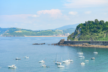 Wall Mural - beautiful basque coast, spain