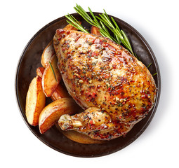 Wall Mural - roasted chicken breast