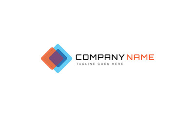 Wall Mural - cube vector logo