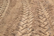 © khuruzero - wheels tracks on the soil
