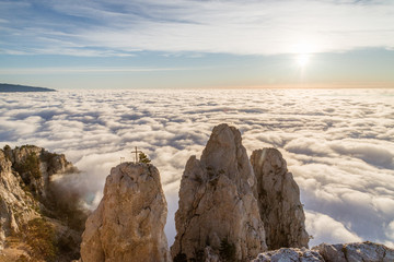 Wall Mural - Mountain range Ai-Petri, the Republic of Crimea.