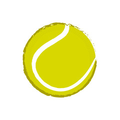 Wall Mural - Isolated tennis ball icon