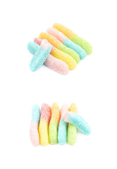 Sticker - Jelly worm candy isolated