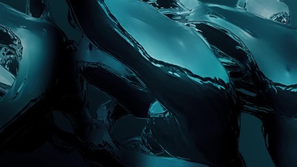 3d render abstract liquid shapes background