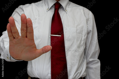 Fotomural live long and prosper sign bussiness person