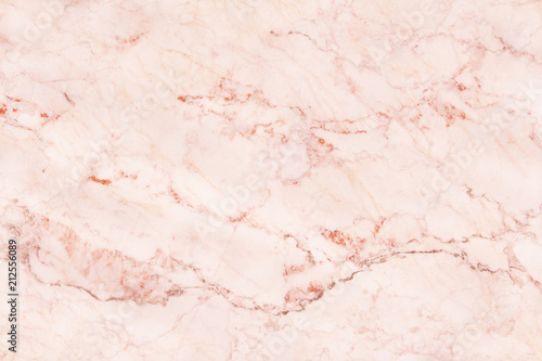 Fototapeta rose gold marble wall texture for background and design art work, seamless pattern of tile stone with bright luxury.