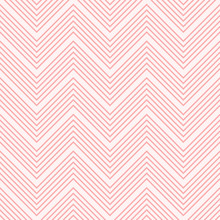 Backgrounds Pattern Seamless Geometric Sweet Pink Chevron Abstract Vector Design. Pastel Color Background.