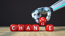 Robot Hand Cubes Change Chance