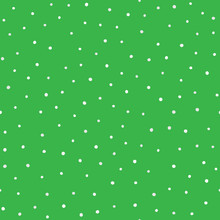 Repeated Round Spots Painted By Hand. Seamless Pattern With Irregular Polka Dot. Endless Trend Print.