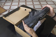 © Nicola - Unboxing my gift, a new pair of trekking shoes
