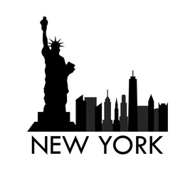 Poster - new york skyline