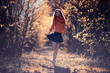 © kichigin19 - growth portrait of young adult woman on nature in the park