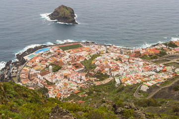 Wall Mural - View in the top of the city of Garachico