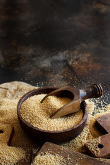 Raw Organic Amaranth grain