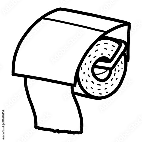 Tissue Paper Cartoon Vector And Illustration Black And White Hand Drawn Sketch Style Isolated On White Background Buy This Stock Vector And Explore Similar Vectors At Adobe Stock Adobe Stock