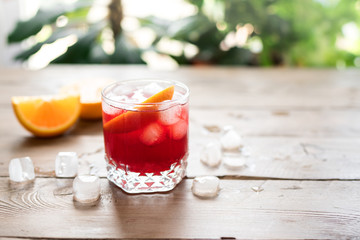 Canvas Print - Negroni Cocktail