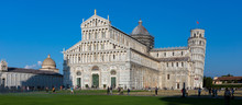Panorama Of Cathedral And Tower Of Pisa