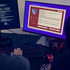 Wall Mural - diverse computer hacking shoot .