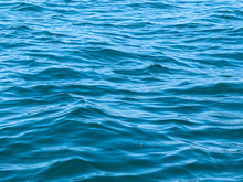 Blue Lake Michigan Rippled Water Surface