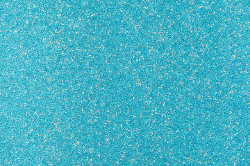 Poster - turquoise sparkling glitter texture background.holiday festive backdrop.