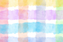 Abstract Watercolor Striped Background
