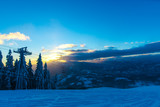 Fototapeta Na ścianę - Winter landscape in the mountains