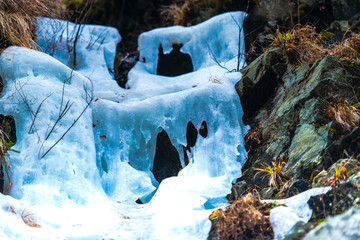 Wall Mural - ice on the river