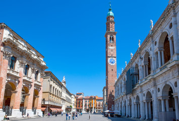 Poster - Vicenza and the works of the architect  Andrea Palladio