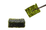 Fototapeta  - Nori Seaweed isolated on white background

