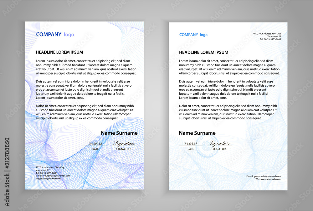 Business Letter Background Images