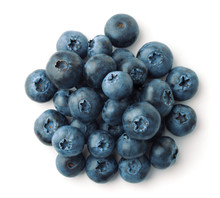 Top View Of Blueberries Heap