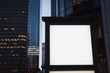 © Wavebreak Media - Blank advertisement board near street