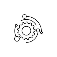 Automation Mark Icon. Element Of Automation Icon For Mobile Concept And Web Apps. Thin Line Automation Mark Icon Can Be Used For Web And Mobile. Premium Icon