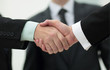 © ASDF - closeup handshake proven business partners