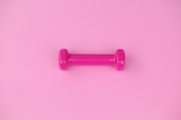 Wall Mural - close up of dumbbell for background