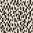 Abstract geometric black triangles structured pattern on brown background.