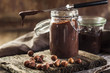 © Westend61 - Glass of homemade chocolate spread