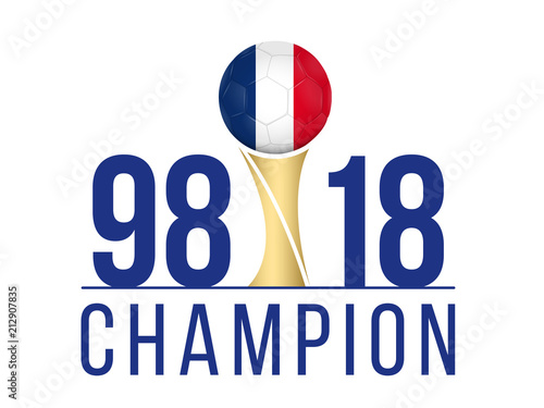 Fotografie, Obraz FOOTBALL FRANCE - Champion Anniversaire 1998-2018