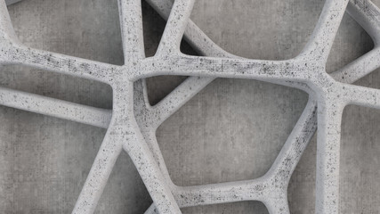 Naklejka wzór abstrakcja 3d architektura
