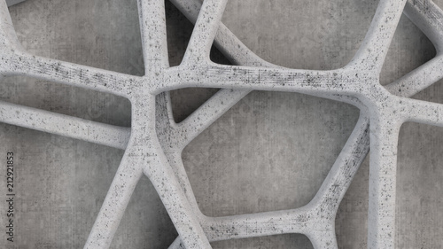 Dekoracja na wymiar  streszczenie-ruszt-betonowy-3d