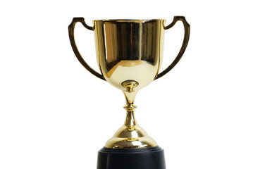 Wall Mural - trophy isolated on white background,win concept.